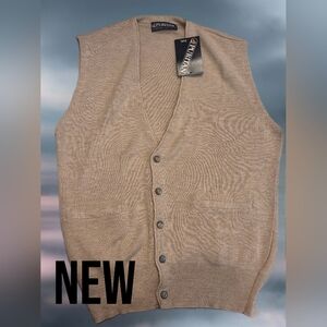 Cardigan Puritan Earl vest sweater Men Medium